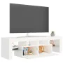 TV-Möbel mit LED-Lichtern weiß 140x36,6x40 cm von , TV-Möbel - Ref: Foro24-804364, Preis: 121,04 €, Rabatt: %
