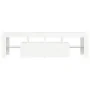 TV stand with white LED lights 140x36.6x40 cm by , TV Furniture - Ref: Foro24-804364, Price: 121,04 €, Discount: %