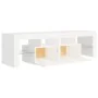 TV-Möbel mit LED-Lichtern weiß 140x36,6x40 cm von , TV-Möbel - Ref: Foro24-804364, Preis: 121,04 €, Rabatt: %