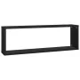 Würfel-Wandregale, 6 Stück, Sperrholz, schwarz, 80x15x26,5 cm. von , Regale und Regale - Ref: Foro24-807111, Preis: 68,07 €, ...