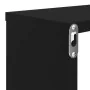 Würfel-Wandregale, 6 Stück, Sperrholz, schwarz, 80x15x26,5 cm. von , Regale und Regale - Ref: Foro24-807111, Preis: 68,07 €, ...