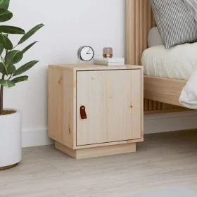 Solid pine wood bedside table 40x34x45 cm by , Nightstands - Ref: Foro24-818275, Price: 45,86 €, Discount: %