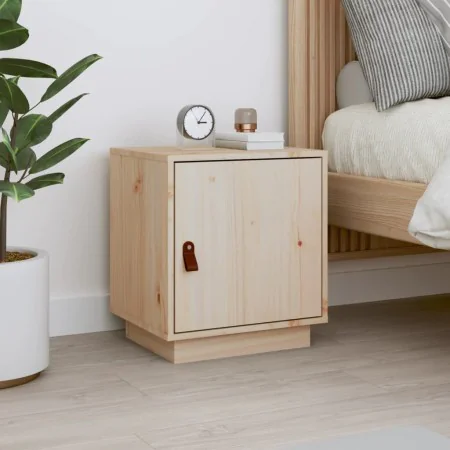 Solid pine wood bedside table 40x34x45 cm by , Nightstands - Ref: Foro24-818275, Price: 45,87 €, Discount: %