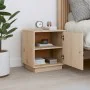 Solid pine wood bedside table 40x34x45 cm by , Nightstands - Ref: Foro24-818275, Price: 45,87 €, Discount: %