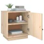 Solid pine wood bedside table 40x34x45 cm by , Nightstands - Ref: Foro24-818275, Price: 45,87 €, Discount: %