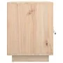 Mesita de noche madera maciza de pino 40x34x45 cm de , Mesitas de noche - Ref: Foro24-818275, Precio: 45,86 €, Descuento: %