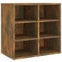 Shoe cabinet in smoked oak color, 52.5x30x50 cm by , Closets and storage - Ref: Foro24-820508, Price: 42,39 €, Discount: %