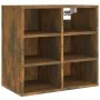 Shoe cabinet in smoked oak color, 52.5x30x50 cm by , Closets and storage - Ref: Foro24-820508, Price: 42,39 €, Discount: %