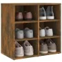 Shoe cabinet in smoked oak color, 52.5x30x50 cm by , Closets and storage - Ref: Foro24-820508, Price: 42,39 €, Discount: %