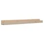 Wall shelves 2 units solid pine wood 110x12x9 cm by , Shelves and shelves - Ref: Foro24-823594, Price: 36,92 €, Discount: %