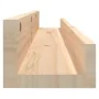 Estantes de pared 2 uds madera maciza de pino 110x12x9 cm de , Estantes y estanterías - Ref: Foro24-823594, Precio: 36,89 €, ...