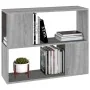 Regal/Trennwand in Sonoma-Grau 80x24x63 cm von , TV-Möbel - Ref: Foro24-826645, Preis: 36,17 €, Rabatt: %