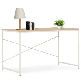 Schreibtisch für Computer in Weiß und Eiche, 120x60x70 cm. von , Schreibtische - Ref: Foro24-20259, Preis: 85,46 €, Rabatt: %