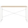 Schreibtisch für Computer in Weiß und Eiche, 120x60x70 cm. von , Schreibtische - Ref: Foro24-20259, Preis: 85,46 €, Rabatt: %