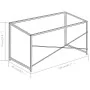 Schreibtisch für Computer in Weiß und Eiche, 120x60x70 cm. von , Schreibtische - Ref: Foro24-20259, Preis: 85,46 €, Rabatt: %