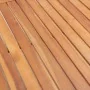 Gartentisch aus grauem PE-Rattan und Akazienholz 200x200x74 cm von , Gartentische - Ref: Foro24-46137, Preis: 338,46 €, Rabat...