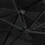 Cantilever umbrella with LED lights and black aluminum pole 400x300 cm by , Umbrellas - Ref: Foro24-47008, Price: 334,96 €, D...