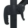 Cantilever umbrella with LED lights and black aluminum pole 400x300 cm by , Umbrellas - Ref: Foro24-47008, Price: 334,96 €, D...