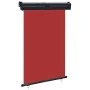 Red balcony side awning 125x250 cm by , Umbrellas - Ref: Foro24-48421, Price: 76,59 €, Discount: %