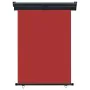 Red balcony side awning 125x250 cm by , Umbrellas - Ref: Foro24-48421, Price: 76,59 €, Discount: %