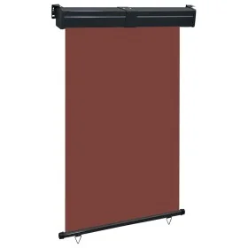 Brown balcony side awning 125x250 cm by , Umbrellas - Ref: Foro24-48423, Price: 74,63 €, Discount: %