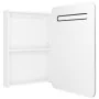 Hellweißer LED-Spiegel-Badezimmerschrank 60 x 11 x 80 cm von vidaXL, Badezimmerwaschtische - Ref: Foro24-326509, Preis: 124,3...
