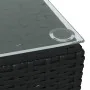 Garden set with 4-piece black synthetic rattan cushions by , Garden sets - Ref: Foro24-317540, Price: 404,02 €, Discount: %