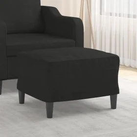Black fabric footrest 60x50x41 cm by , Ottomans - Ref: Foro24-349283, Price: 52,84 €, Discount: %
