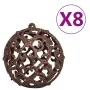 Lot of 100 Christmas balls brown/bronze/gold 3/4/6 cm by , Festive decorations - Ref: Foro24-245714, Price: 29,48 €, Discount: %