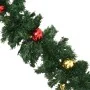 Guirnaldas de Navidad con bolas 4 unidades PVC verde 270 cm de , Adornos festivos - Ref: Foro24-284309, Precio: 74,12 €, Desc...