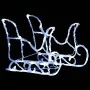 Weihnachtsdekoration Rentiere und Schlitten aus Acryl 160 LEDs 130 cm von , Weihnachtsbeleuchtung - Ref: Foro24-289979, Preis...