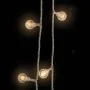 Garland of lights with 8 functions, 20m long, 200 warm white LED bulbs. by , Christmas lights - Ref: Foro24-328810, Price: 25...