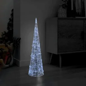 Pirámide decorativa cono acrílico luces LED blanco frío 90 cm de , Luces de Navidad - Ref: Foro24-329802, Precio: 59,64 €, De...