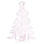 Faltbares Weihnachtsbaum-Figur-Set in warmweiß, 3-teilig, 87x87x93 cm. von , Weihnachtsbeleuchtung - Ref: Foro24-343297, Prei...