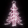 Folding Christmas tree figure 3 pieces warm white 87x87x93 cm by , Christmas lights - Ref: Foro24-343297, Price: 78,40 €, Dis...