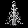 Faltbares Weihnachtsbaum-Figur-Set in warmweiß, 3-teilig, 87x87x93 cm. von , Weihnachtsbeleuchtung - Ref: Foro24-343297, Prei...