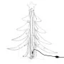 Faltbares Weihnachtsbaum-Figur-Set in warmweiß, 3-teilig, 87x87x93 cm. von , Weihnachtsbeleuchtung - Ref: Foro24-343297, Prei...
