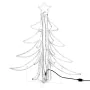 Folding Christmas tree figure 3 pieces warm white 87x87x93 cm by , Christmas lights - Ref: Foro24-343297, Price: 78,40 €, Dis...