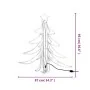 Faltbares Weihnachtsbaum-Figur-Set in warmweiß, 3-teilig, 87x87x93 cm. von , Weihnachtsbeleuchtung - Ref: Foro24-343297, Prei...