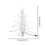 Folding Christmas tree figure 3 pieces warm white 87x87x93 cm by , Christmas lights - Ref: Foro24-343297, Price: 78,40 €, Dis...