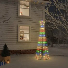 Cone-shaped Christmas tree with 108 multicolored LEDs, 70x180 cm. by , Christmas trees - Ref: Foro24-343489, Price: 41,06 €, ...