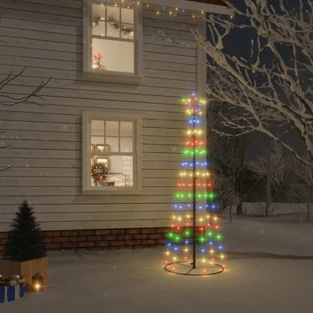 Cone-shaped Christmas tree with 108 multicolored LEDs, 70x180 cm. by , Christmas trees - Ref: Foro24-343489, Price: 41,06 €, ...