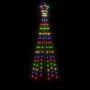 Cone-shaped Christmas tree with 108 multicolored LEDs, 70x180 cm. by , Christmas trees - Ref: Foro24-343489, Price: 41,06 €, ...