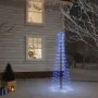 Árbol de Navidad con pincho 108 LED azul 180 cm de , Arboles de navidad - Ref: Foro24-343553, Precio: 31,94 €, Descuento: %