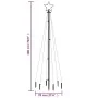 Christmas tree with 108 blue LED spikes 180 cm by , Christmas trees - Ref: Foro24-343553, Price: 31,94 €, Discount: %