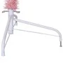 Half artificial Christmas tree with pink PVC stand 180 cm by , Christmas trees - Ref: Foro24-344672, Price: 38,59 €, Discount: %