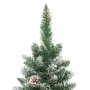 Narrow artificial Christmas tree with PVC stand 120 cm by , Christmas trees - Ref: Foro24-345164, Price: 40,28 €, Discount: %