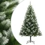 Artificial Christmas tree with hinged branches and flocked snow 240 cm by , Christmas trees - Ref: Foro24-356745, Price: 227,...