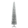 Narrow Christmas tree with stand and artificial snow PVC 270cm by , Christmas trees - Ref: Foro24-357686, Price: 99,69 €, Dis...