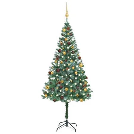 Christmas tree with lights, ornaments, and pine cones 180 cm by , Christmas trees - Ref: Foro24-3077528, Price: 79,84 €, Disc...